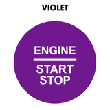 28mm "Engine Start Stop" Button Gel Badge
