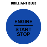 28mm "Engine Start Stop" Button Gel Badge