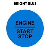 28mm "Engine Start Stop" Button Gel Badge