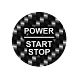 28mm "Power Start Stop" Ignition Button Gel Badge