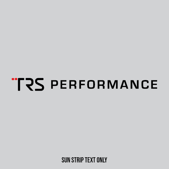 TRS Performance Sunstrip Text