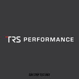 TRS Performance Sunstrip Text