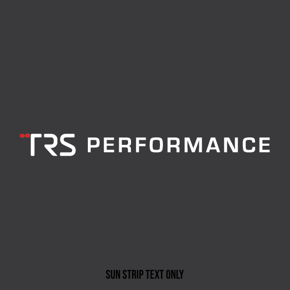 TRS Performance Sunstrip Text