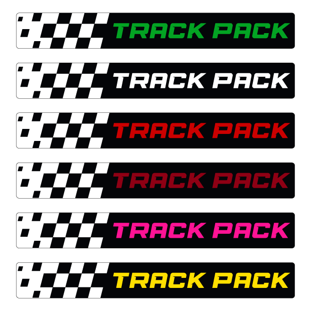 Mk4 Focus "Track Pack" Boot Lid Gel Badge