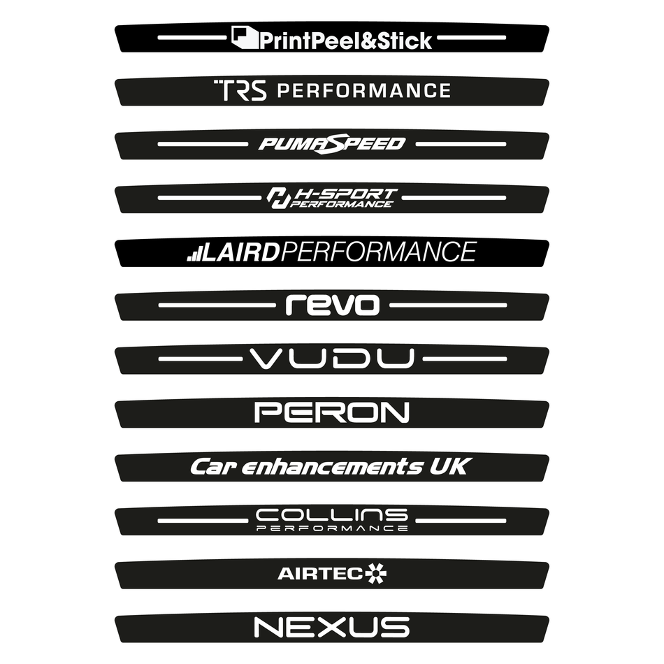 Fiesta Mk8 Upper Middle Brake Light Gel Overlay (Various Logos)