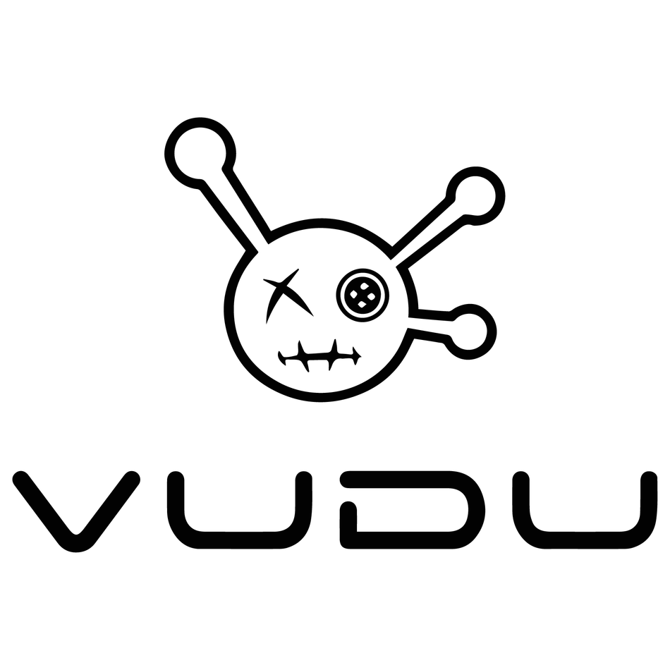 VUDU Logo & Text Decal