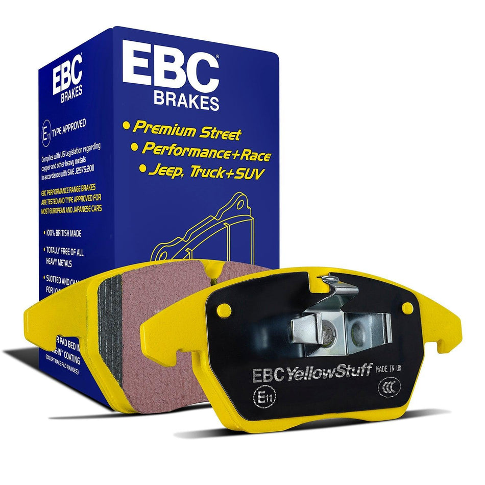 EBC Yellowstuff 4000 Series Street and Track Brake Pad Set (DP41933R) Ford Focus Mk2 RS