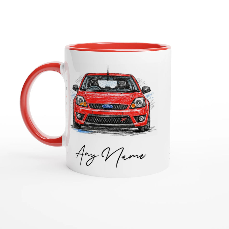 Personalised Red ST150  11oz Ceramic Mug