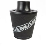 RamAir Universal Foam Cone Filter With Metal Base - 90MM INLET