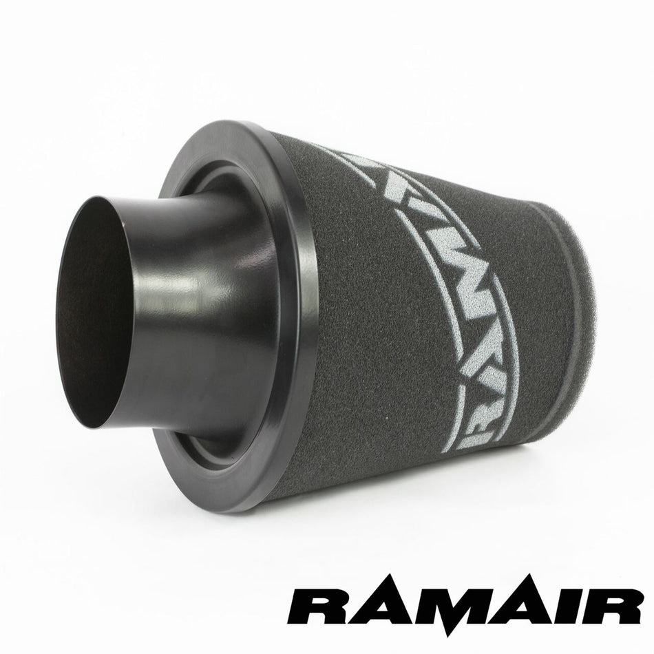 RamAir Universal Foam Cone Filter With Metal Base - Multiple Inlet Sizes
