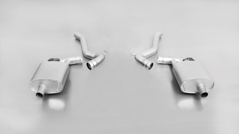 REMUS Cat-back-system L/R for Mustang VI S550 5.0l V8 Cat-Back | 2x GT Black Tips | Sound Controller for Ford Mustang