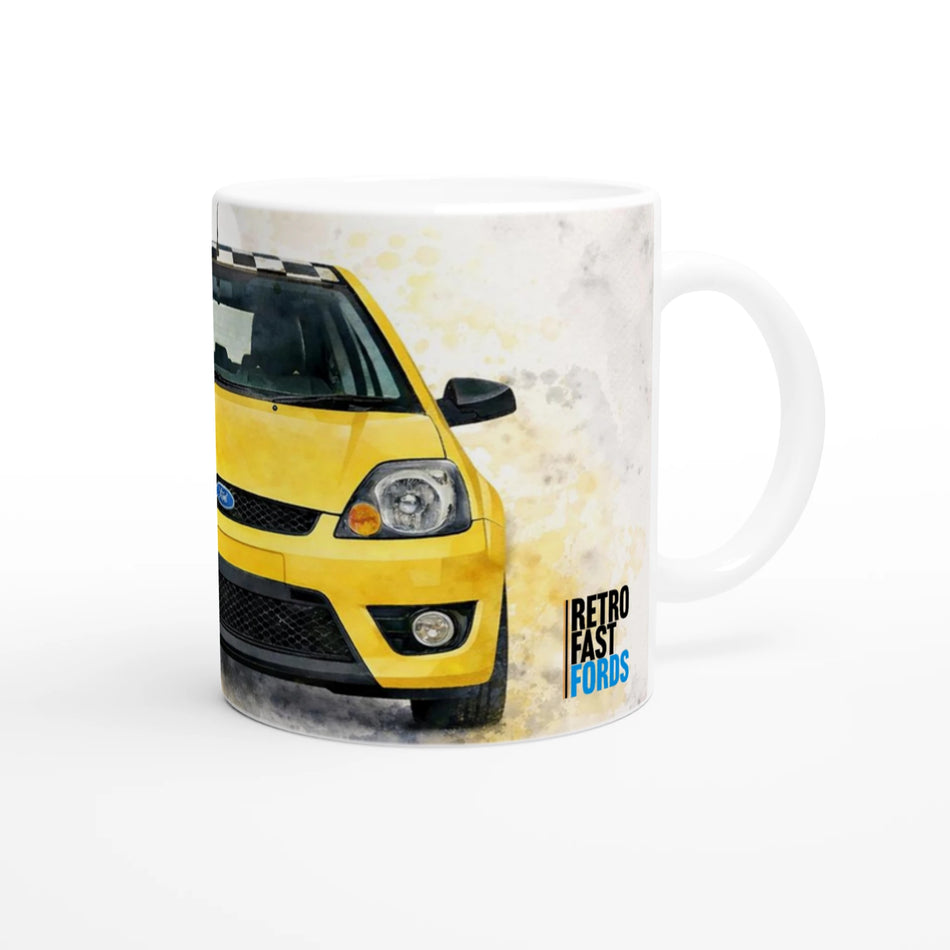 Zetec S Yellow Anniversary Edition White 11oz Ceramic Mug