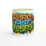 Graffiti RFF White 11oz Ceramic Mug with Color Inside