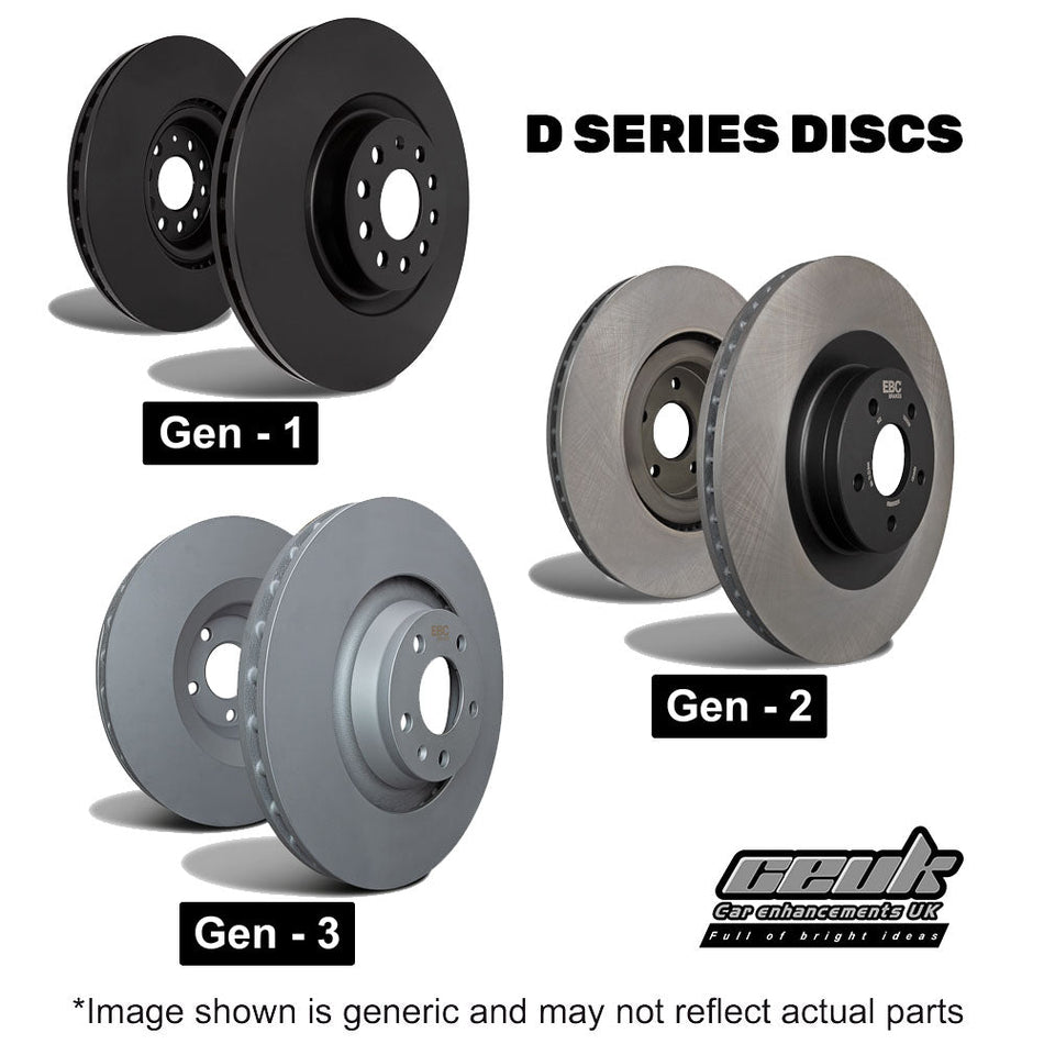 EBC Front Brake Disc Upgrade (Multiple Options) - Ford Puma MK2 (1.0T & 1.5 Turbo Diesel)