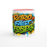 Graffiti RFF White 11oz Ceramic Mug with Color Inside