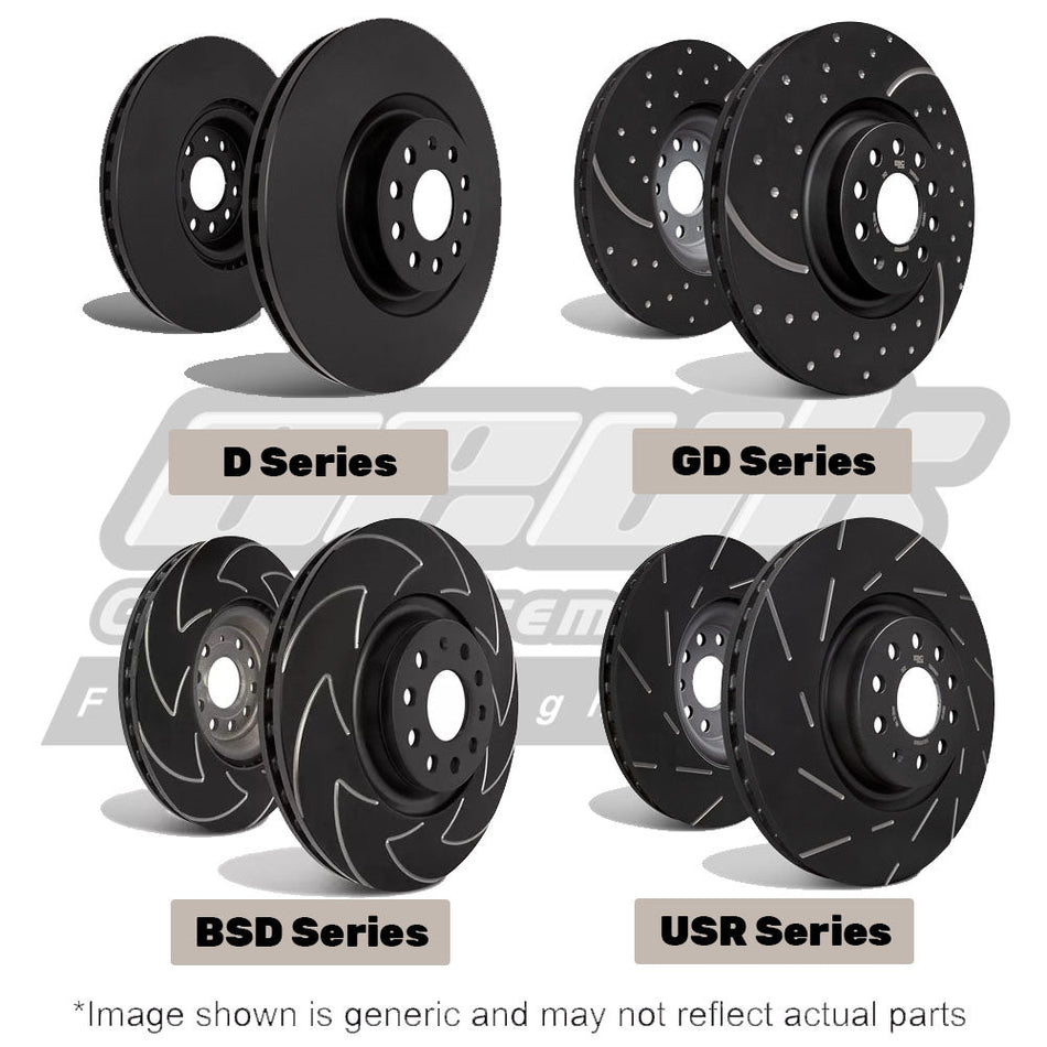 EBC Front Brake Disc Upgrade (Multiple Options) - Ford Puma MK2 (1.0T & 1.5 Turbo Diesel)