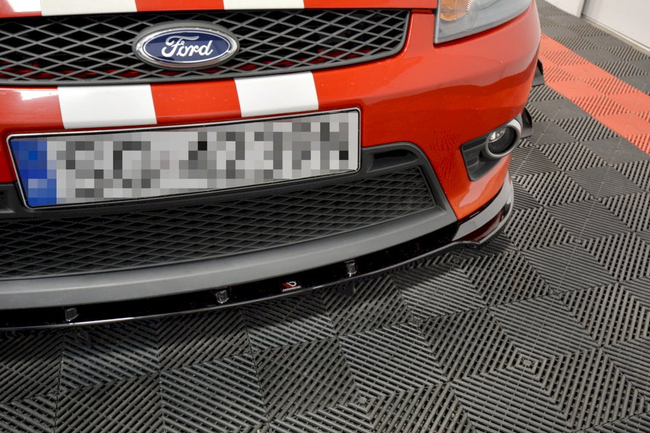 Maxton Design - FRONT SPLITTER V.1 FORD FIESTA MK 6 ST/ZETEC S (2004-2007)