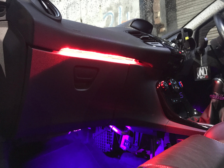 Enhanced Glove Box LED Strip for MK7 / MK7.5 Fiesta | Plug & Play