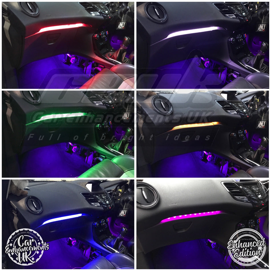 Enhanced Glove Box LED Strip for MK7 / MK7.5 Fiesta | Plug & Play
