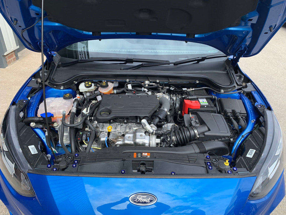 Engine Bay Dress-Up Kit for MK4 Ford Focus | Anodized Washers & Stainless Screws by CEUK