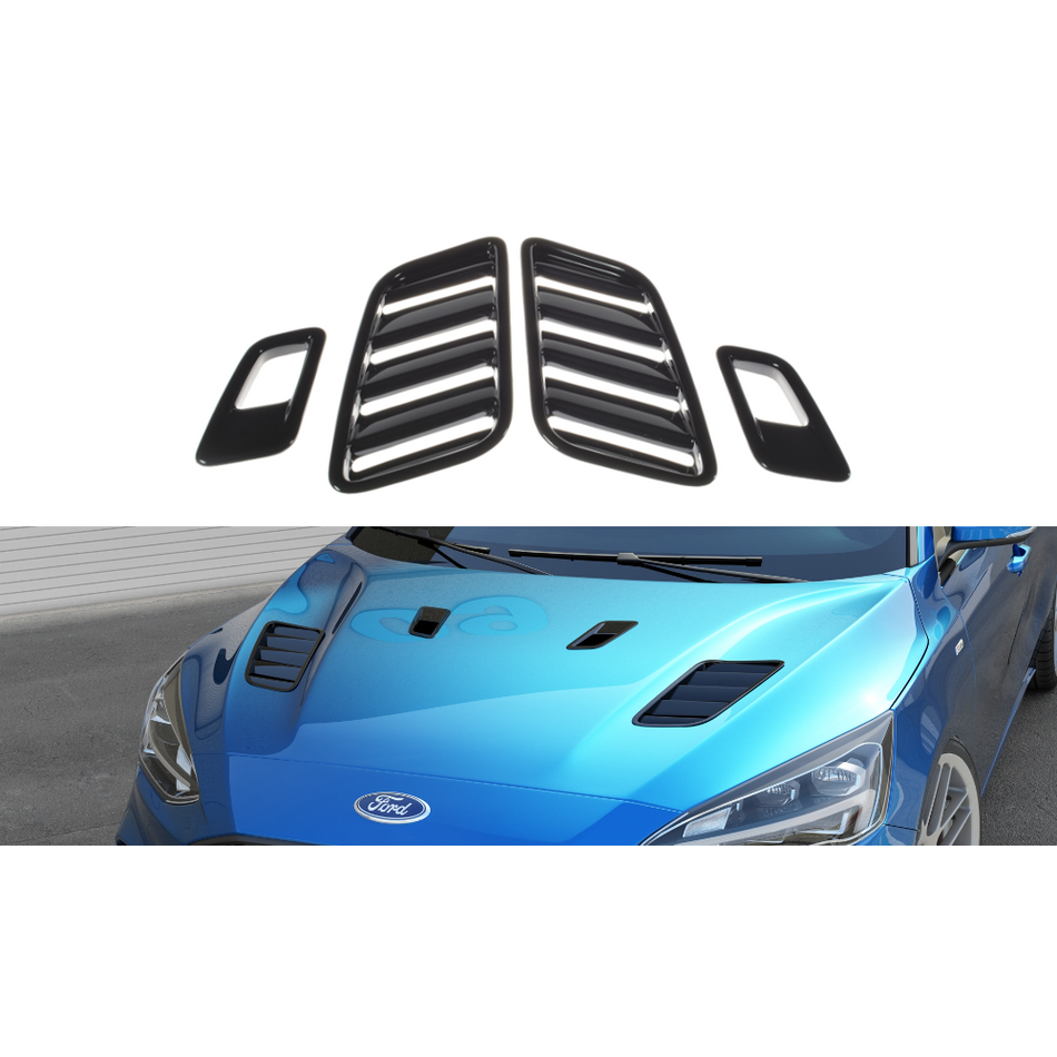 Maxton Design - SET OF Bonnet Vents Ford Focus ST-Line / ST Mk4