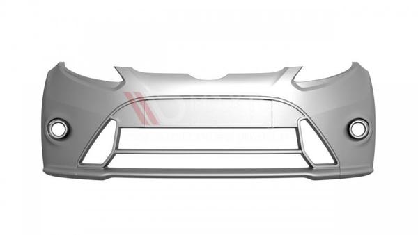 Maxton Design - FRONT BUMPER FORD FIESTA MK7 (FOCUS RS LOOK)