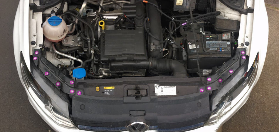 VW Polo MK5 (6R/6C) Engine Bay Dress-Up Kit – Anodised Washers | CEUK