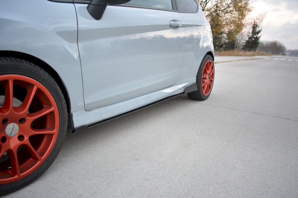 Maxton Design - Racing Side Skirts Splitters Ford Fiesta MK7 ST Facelift (2013-2017)