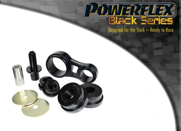 POWERFLEX BLACK SERIES - FORD FIESTA MK7 (2008 - 2017) LOWER ENGINE MOUNT BRACKET & BUSHES, TRACK USE