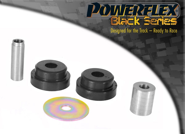POWERFLEX BLACK SERIES - FORD FIESTA MK6 INC ST (2002-2008) LOWER ENGINE MOUNT SMALL BUSH 25MM OVAL BRACKET