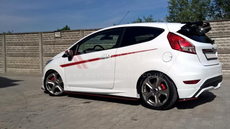 Maxton Design - Rear Side Splitters Ford Fiesta ST / ST-Line / Zetec S Mk7 FL