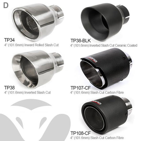 Ford Mustang 5.0 V8 GT Convertible (2015-18) 2.5" Venom Box Delete Axle Back Performance Exhaust
