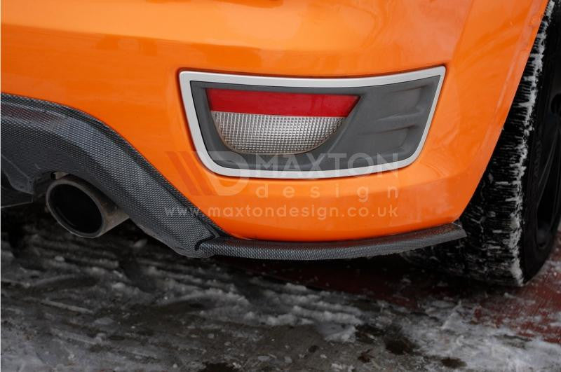 Maxton Design - REAR SIDE SPLITTERS FORD FOCUS MK2 ST PREFACE MODEL FITS WITH MAXTON REAR VALANCE