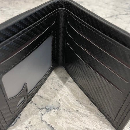 Carbon Fibre Effect Wallet - Retro Fast Fords