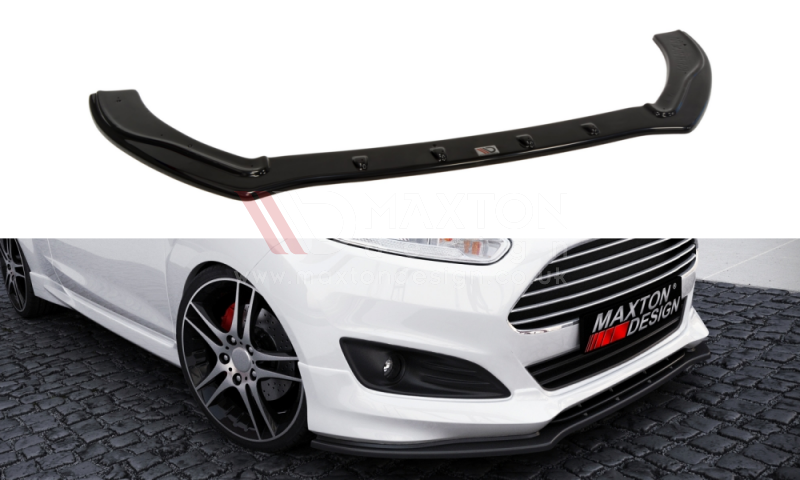 Maxton Design - FRONT SPLITTER FIESTA MK7 ST LINE / ZETEC S FACELIFT 2013-UP
